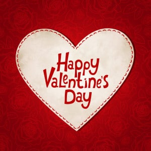Happy Valentines day heart